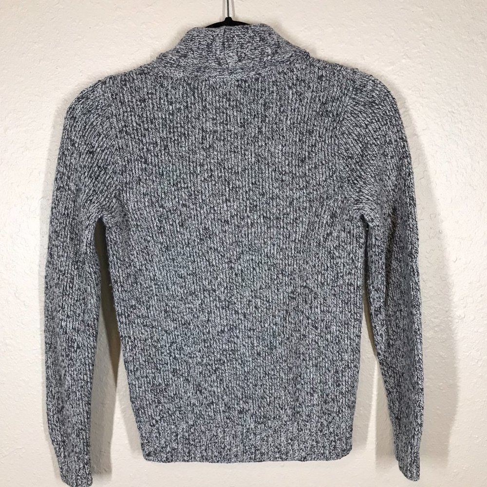 Abercrombie Kids Boy 11/12 Gray Knit V-neck Button up Cardigan Sweater - Picture 7 of 10